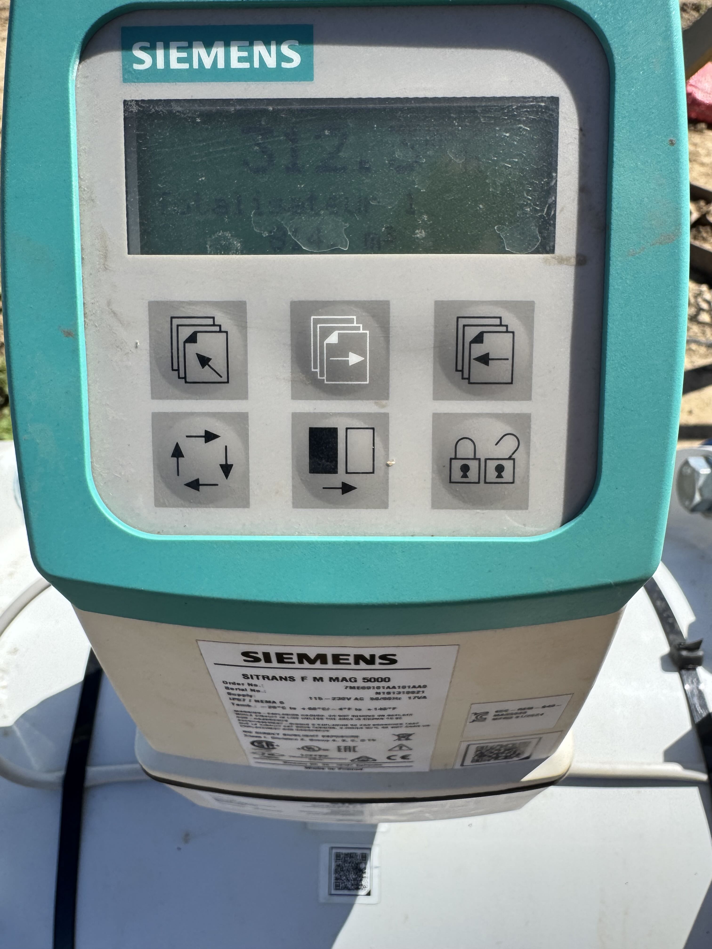 Débitmètre Siemens Sitrans - contrôle et mesure précise de l'irrigation à Thiambène